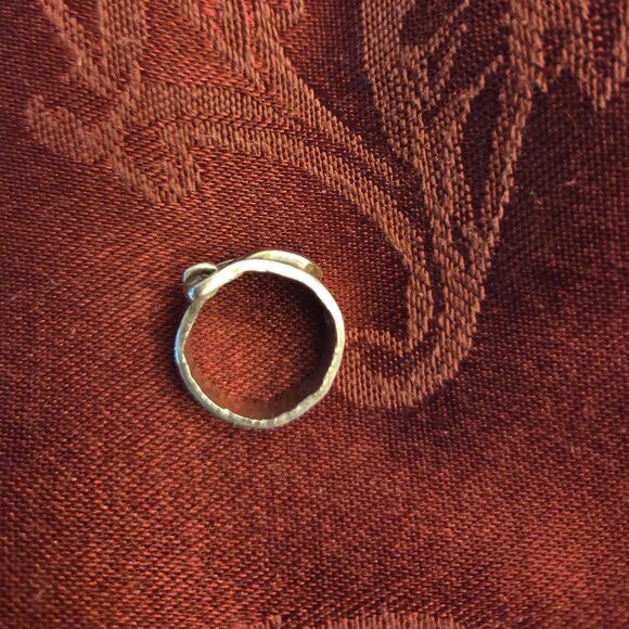 Vintage 925 Sterling Silver TA-7 Mexico Belt Buckle Ring - Picture 5 of 6